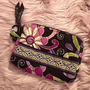Vera Bradley Cosmetic Bag in Retired Purple Punch